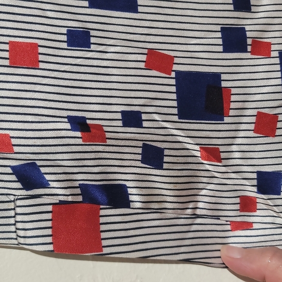 Seventy Two Changes sz 4 Retro Silk Striped Dress/Long Tunic GUC - Picture 3 of 7